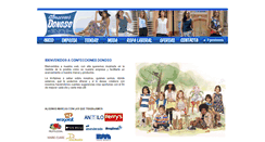 Desktop Screenshot of confeccionesdonoso.com